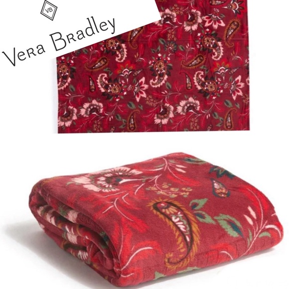 🌸 Vera Bradley NWT 50”x80 Throw Blanket - Picture 4 of 6